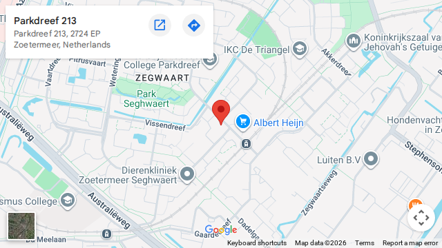 Locatie van Schoonheidssalon Dagmar op de kaart: Parkdreef 213, Zoetermeer